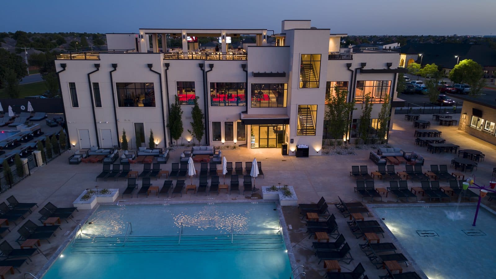 Aerial drone still of Rose Creek Country Club captured during a Hyped Visuals production
