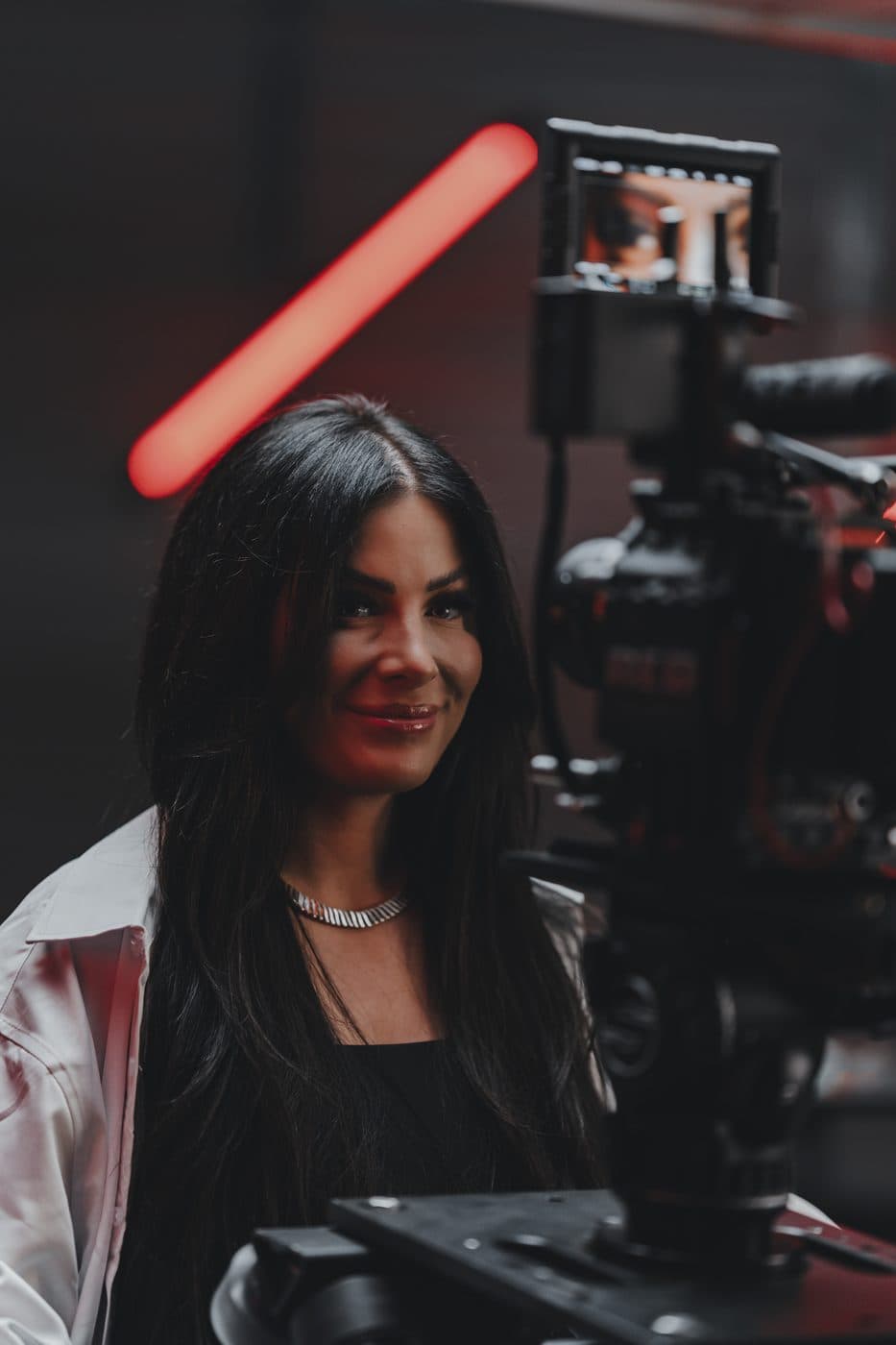 Hyped Visuals behind-the-scenes still from the Hair Is Life — Brandie Hair & Co project
